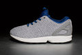 ZX Flux NPS x Size? 'Premium Knit Pack' – Solid Grey / Solid Grey / Collegiate Royal