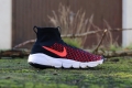 Nike Air Footscape Magista Flyknit - Black / Bright Crimson / Gym Red / Cool Grey