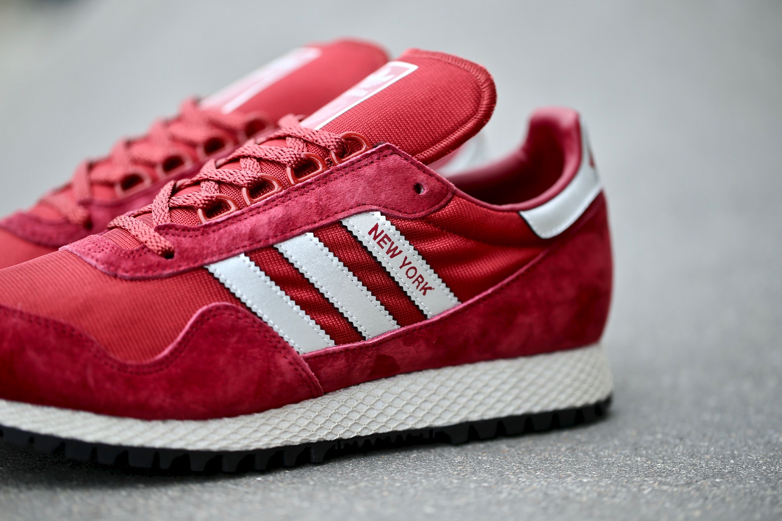 adidas new york shoes red